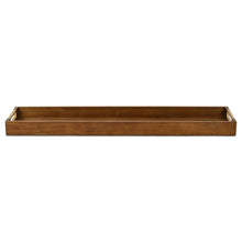 Load image into Gallery viewer, 32" Solid Wood Handmade Vanity Tray With Handles - Brown