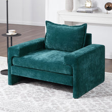 Load image into Gallery viewer, Upholstered Accent Chair With Wide Armrests And Ergonomic Back Support