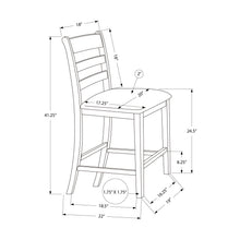 Load image into Gallery viewer, Counter Height Dining Chairs (Set of 2) - Antique Gray