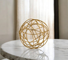 Load image into Gallery viewer, Decorative Orb Tabletop Sculpture (568885) - Gold
