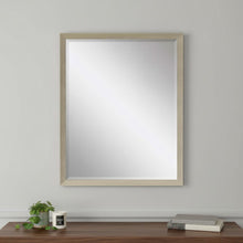 Load image into Gallery viewer, 31'' Wood Accent Mirror - Silver