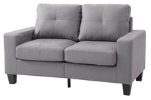 Load image into Gallery viewer, Upholstered Track Arm Loveseat For Cozy Spaces