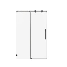 Load image into Gallery viewer, Frameless Single Sliding Soft Close Shower Doors, 5/16" Sgcc Tempered Glass