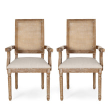 Load image into Gallery viewer, Elegant French Country Style Dining Chair With Cane Backrest