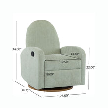 Load image into Gallery viewer, Contemporary 360 Swivel And Glider Recliner Chair