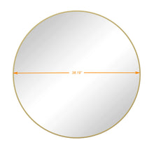 Load image into Gallery viewer, Wall Circular Mirror Metal Framed Mirror Round Vanity Mirror Dressing Mirror, For Bathroom, Living Room, Bedroom Wall Decor