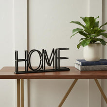Load image into Gallery viewer, Home Tabletop Sign - Black