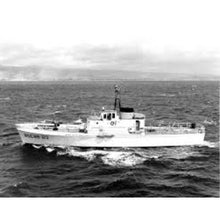 Load image into Gallery viewer, Hand Painted Model Boat (624470) - Dark Gray / White