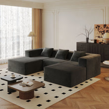 Load image into Gallery viewer, Compression Sofa With 2 Ottomans