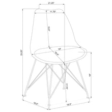 Load image into Gallery viewer, Padded Side Chair And Soft Upholstered Seat (Set of 2) - Gray