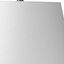 Load image into Gallery viewer, 27" Concrete Round Bedside Lamp With Bell Shade - Gray
