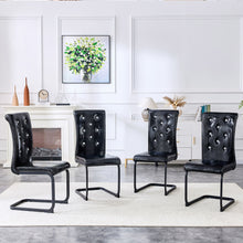 Load image into Gallery viewer, Alligator Skin Upholstered Dining Chairs