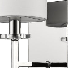 Load image into Gallery viewer, Minimalist Wall Sconce With Fabric Shade - Silver