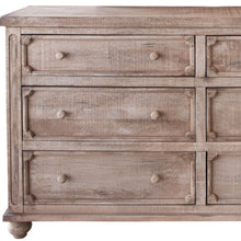 Load image into Gallery viewer, Solid 6 Drawer Double Dresser - Natural
