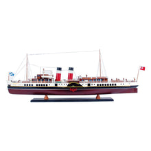 Load image into Gallery viewer, Hand Painted Model Boat (624249) - White / Dark Brown
