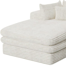 Load image into Gallery viewer, Corduroy Lounge Chair (724083) - White