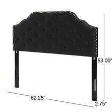 Load image into Gallery viewer, Charismatic - Size Headboard With Button Tufting And Nailhead Trim