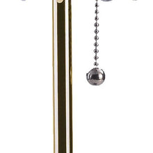 Load image into Gallery viewer, Metal Bedside Table Lamp With Clear Drum Shade - Gold