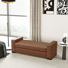 Load image into Gallery viewer, Ottoman With Unique Armrest Design For Living Spaces