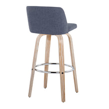 Load image into Gallery viewer, Toriano - Contemporary Fixed Height Barstool With Swivel & Round Footrest (Set of 2)