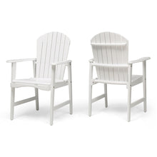 Load image into Gallery viewer, Outdoor Weather Resistant Acacia Wood Adirondack Dining Chairs (Set of 2)