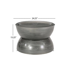 Load image into Gallery viewer, Sparling - Modern Iron Hourglass Coffee Table