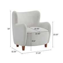 Load image into Gallery viewer, Lucia - Wingback Armchair