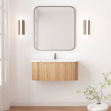 Load image into Gallery viewer, Wall Mounted Bathroom Vanity With Sink