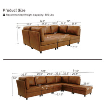 Load image into Gallery viewer, Modern Modular Sofa For Living Spaces
