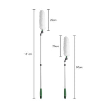 Load image into Gallery viewer, Long Handle Duster With Extension Bar, Home Dust Collector - White