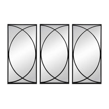 Load image into Gallery viewer, Iron Framed Accent Mirror (Set of 3) - Black