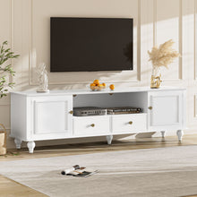 Load image into Gallery viewer, TV Stand For TVs Up To 80", Entertainment Center With Open Compartment