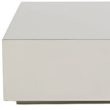 Load image into Gallery viewer, Modern Stainless Steel Coffee Table - Brushed Silver