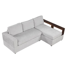 Load image into Gallery viewer, Sectional Sofa Upholstered Sofa Couch With Reversible Armrests For Living Room