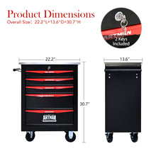 Load image into Gallery viewer, Drawer Multifunctional Tool Cart With Wheels For Garage