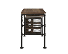 Load image into Gallery viewer, Endang - Writing Desk - Weathered Oak / Black