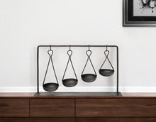 Load image into Gallery viewer, Vintage Spice Rack Tabletop Sculpture - Charcoal