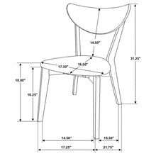 Load image into Gallery viewer, Mid-Century Modern Upholstered Dining Chair (Set of 2)