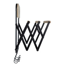 Load image into Gallery viewer, Laundry Rack With Accordion Design - Brown / Black - Black Brown