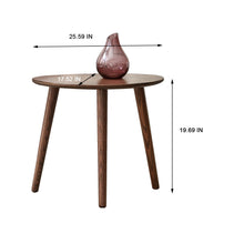Load image into Gallery viewer, Center Table Low Table 100% Solid Oak Wood Top Plate Desk Pebble Shaped Natural Wooden Coffee Table - Walnut