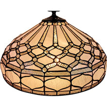 Load image into Gallery viewer, 9" Unique Statement Two Light Glass Dimmable Chandelier With Shades - Black / White