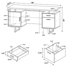 Load image into Gallery viewer, Jensen - 2 Drawer Desk - White