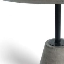 Load image into Gallery viewer, Concrete Pedestal Base Round Top Dining Table - Gray