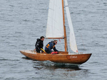 Load image into Gallery viewer, Hand Painted Model Boat (624611) - Light Brown / White