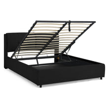 Load image into Gallery viewer, Storage Upholstered Hydraulic Platform Bed With Integrated Headboard