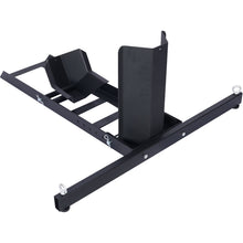Load image into Gallery viewer, Heavy Duty Adjustable Motorcycle Stand / Wheel Chock 1800 Lb Capacity - Black