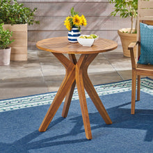 Load image into Gallery viewer, Stamford - Outdoor Bistro Table Acacia Wood X - Base - Teak