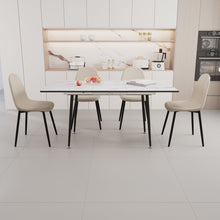 Load image into Gallery viewer, Modern Extendable Dining Table And Chair Set For 2 - 6 People