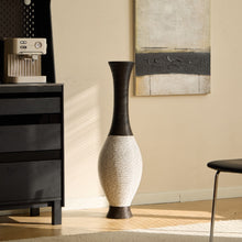 Load image into Gallery viewer, Tall Designer Floor Vase With Elegant 2 Tone