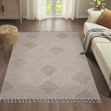 Load image into Gallery viewer, Guros - 8' X 10' Trellis Indoor / Outdoor Area Rug - Cream